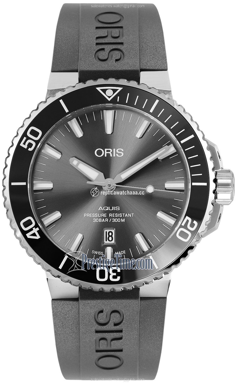 01 733 7730 7153-07 4 24 63TEB Oris Aquis Date 43.5mm Mens Watch 01 733 7730 7153-07 4 24 63TEB Oris Aquis Date 43.5mm Mens Watch